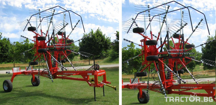 Сенообръщачки Двойни роторни сеносъбирачки Dragonfly 700-780 см 0 - Трактор БГ