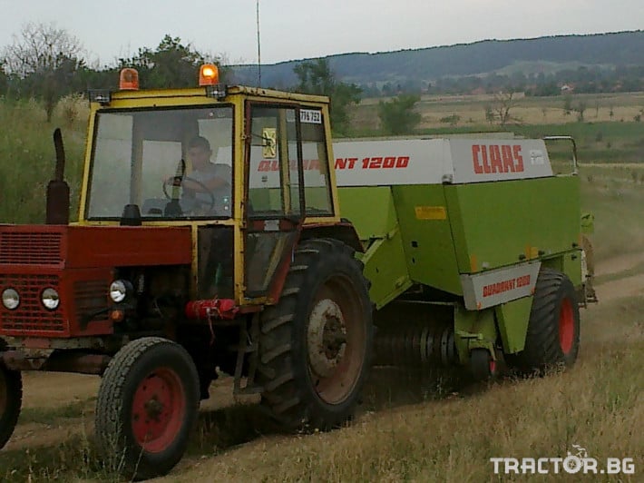 Сламопреси Claas QUADRANT 1200 1 - Трактор БГ
