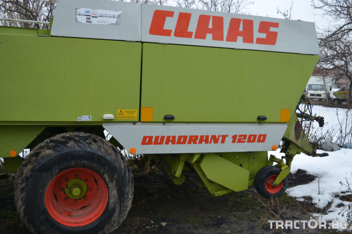 Сламопреси Claas QUADRANT 1200 4 - Трактор БГ