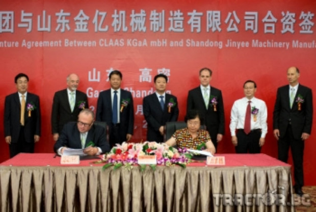Claas купиха китайският завод за трактори - Shandong Jinyee