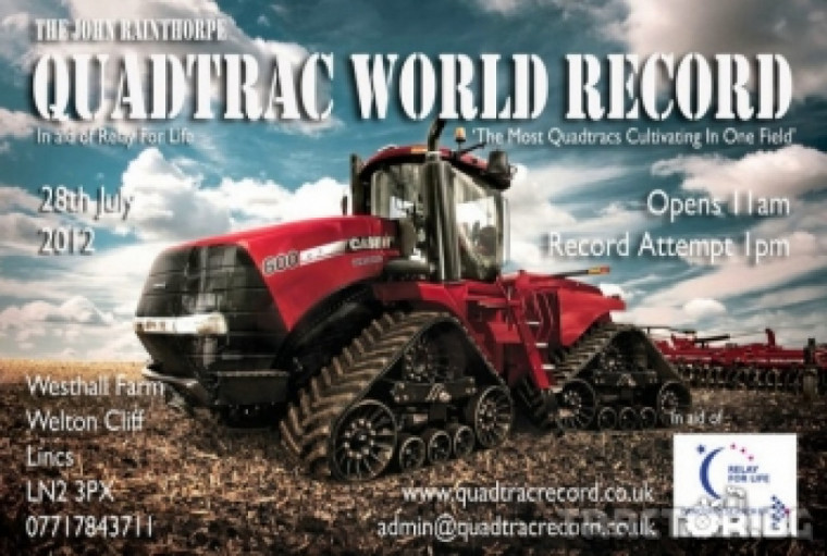Събират най-много трактори CASE IH Quadtrac на едно място за Световен рекорд през Юли