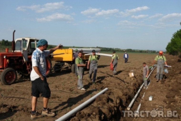 Подпочвено капково напояване за зърнени култури, вече и в България