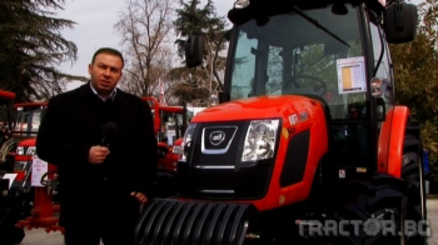 Новият трактор Kioti RX 6010 направи своята премиера на Агра 2012
