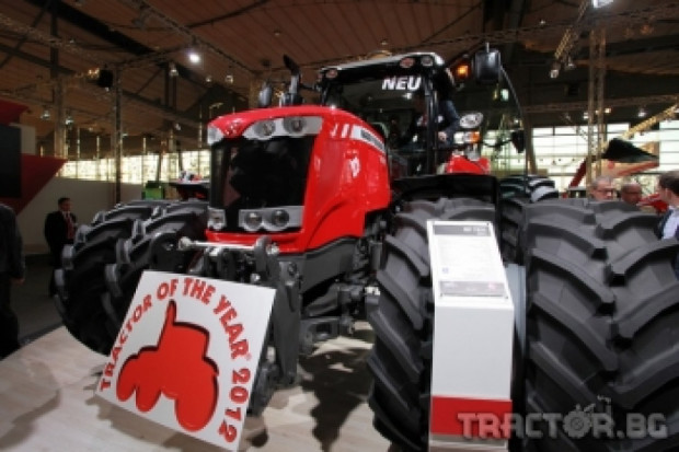 Massey Ferguson 7624 Dyna-6 ,  грабна приза Трактор на годината 2012