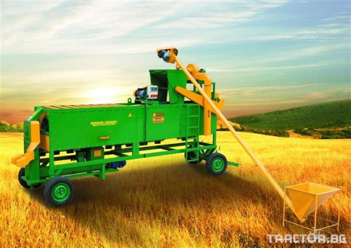 Обработка на зърно зърнопочистващи машини с обеззаразяване-мобилен вариант 3 - Трактор БГ