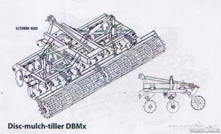 Брани дискова брана SMS, DBMx 2 - Трактор БГ