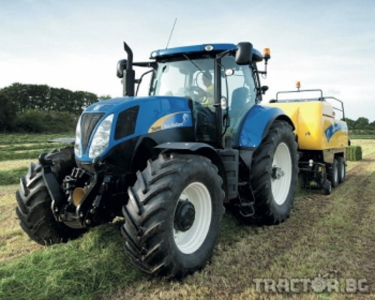 Тракторът New Holland T6090 с възможност за повишаване на мощността от 165 до 200 к.с.