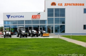 Трактори Foton от 50 до 90 к.с. ще внася в България китайският гигант от 2010 год.