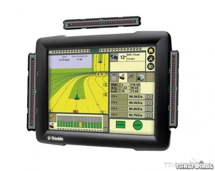 Прецизно земеделие Интегиран дисплей за навигация Trimble FmX с голям тъчскрийн екран 0 - Трактор БГ