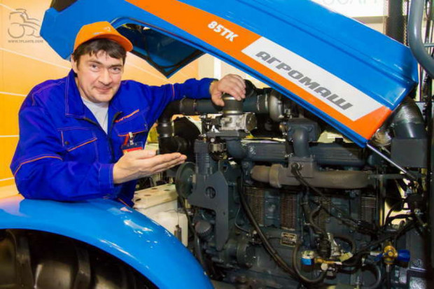 Руснаци измислиха своя версия на екологичен трактор с метан - Агромаш 85 ТК