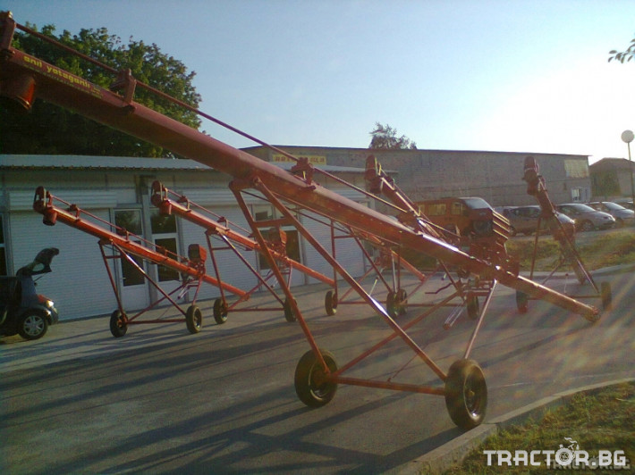 Обработка на зърно Шнеков зърнотоварач - 10 метра 1 - Трактор БГ