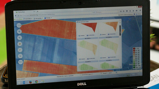 Софтуерът за мониторинг на посевите GeoSCAN става все по-атрактивен за стопанствата (ВИДЕО)