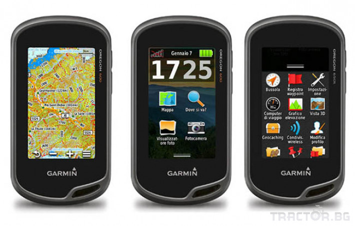 Прецизно земеделие GPS навигация Garmin Oregon® 600 0 - Трактор БГ