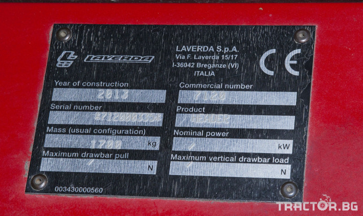 Комбайни Laverda M410 40 - Трактор БГ