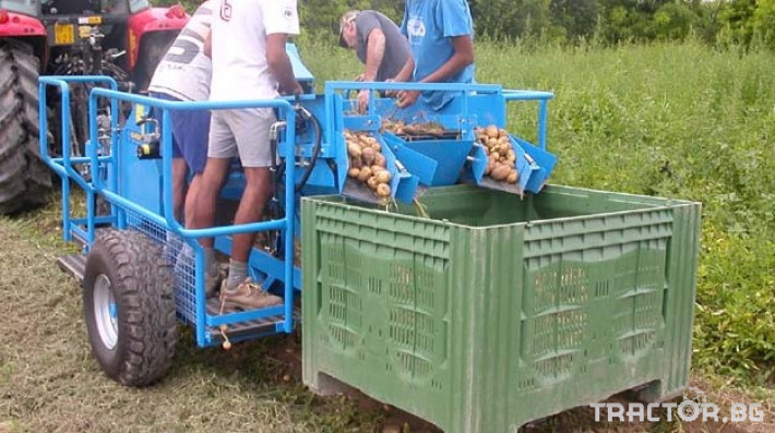 Машини за зеленчуци Комбайн прикачен за събиране на картофи K600 3 - Трактор БГ