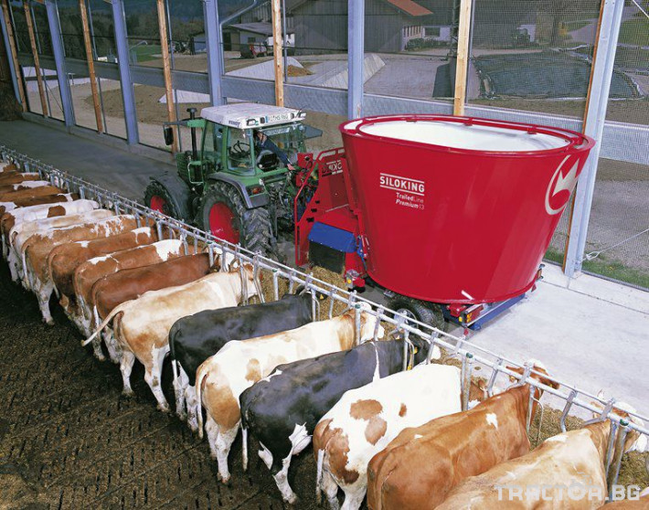Машини за ферми Вертикално Фуражораздаващо ремарке SILOKING Compact (7 m³ - 14 m³) 3 - Трактор БГ