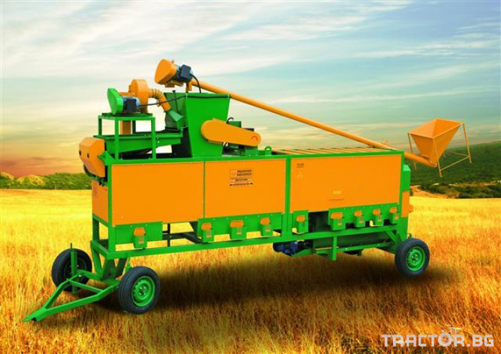 Обработка на зърно Семечистачна машина мобилна-ALPLER с обеззаразяване 1 - Трактор БГ