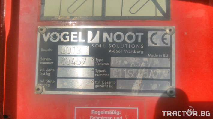 Плугове Vogel & Noot XS 1 - Трактор БГ