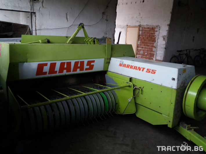 Сламопреси Claas MARKANT 55 2 - Трактор БГ