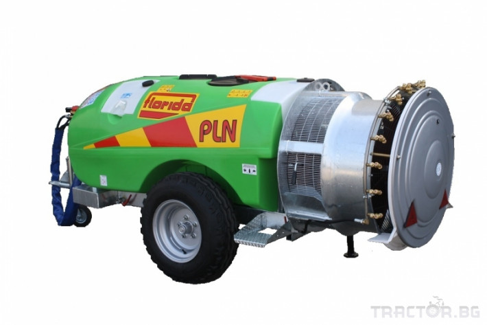 Пръскачки Прикачна вентилаторна пръскачка FLORIDA модел PLN DUAL 1 - Трактор БГ
