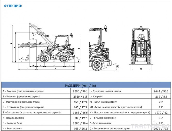 Телескопични товарачи MultiOne 6.3+ 2 - Трактор БГ