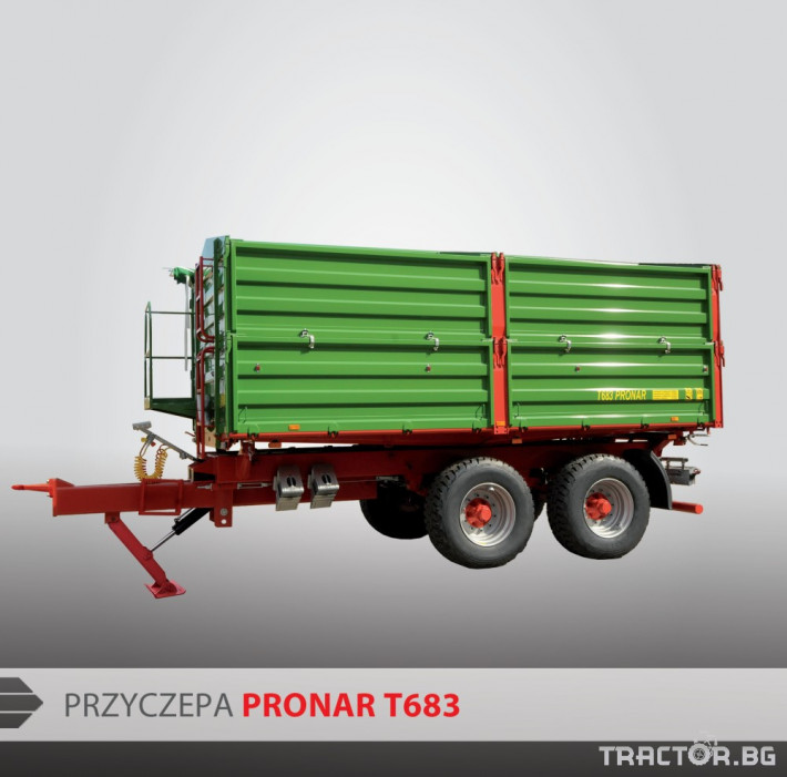 Ремаркета и цистерни PRONAR Т683 0 - Трактор БГ