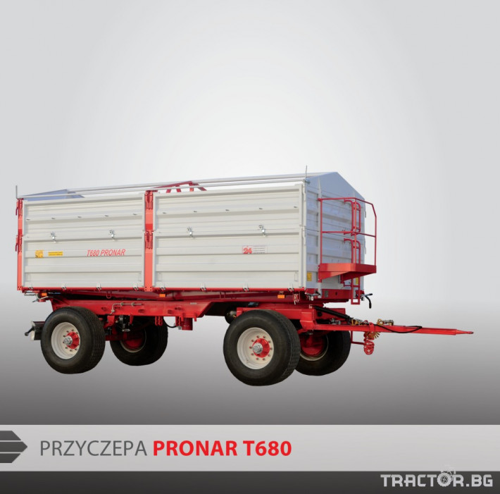 Ремаркета и цистерни PRONAR Т680 1 - Трактор БГ