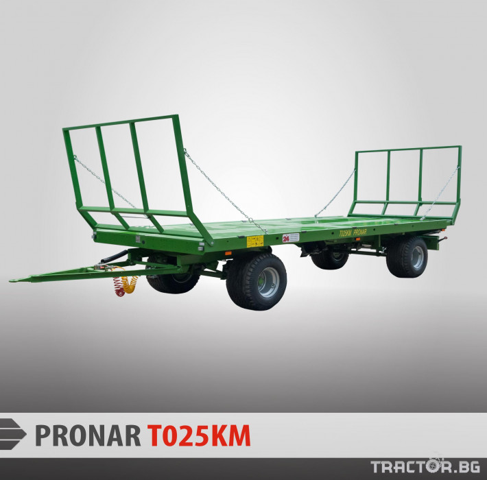 Ремаркета и цистерни PRONAR Ремарке за превоз на бали 0 - Трактор БГ