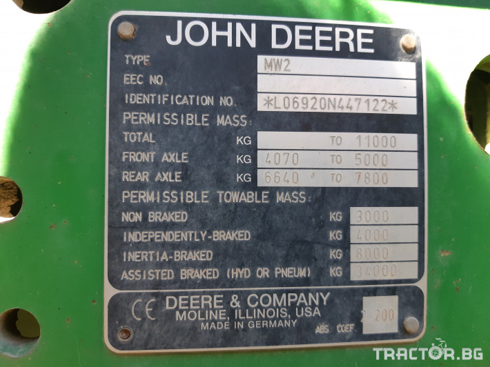 Трактори John Deere 6920S 7 - Трактор БГ