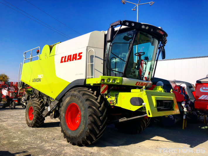 Комбайни Claas LEXION 740 (НАЛИЧЕН) 0 - Трактор БГ