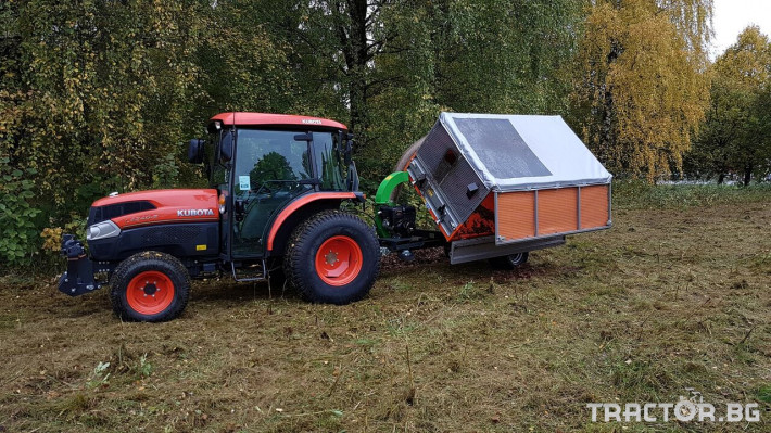 Техника за почистване Вакуумен листосъбирач - ремарке за събиране на листа 6 - Трактор БГ