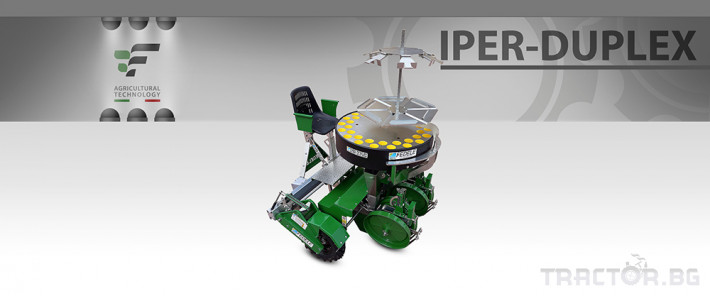 Машини за зеленчуци Разсадопосадъчна машина FEDELE модел IPER DUPLEX 4 - Трактор БГ