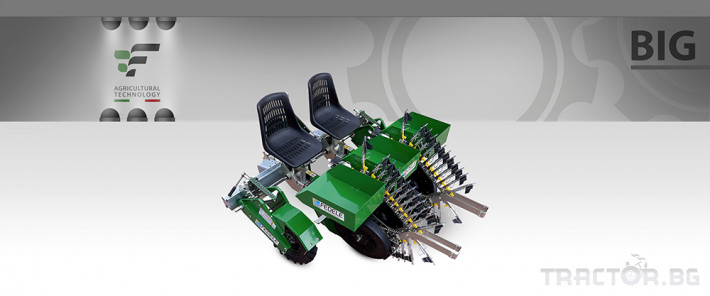 Машини за зеленчуци Полуавтоматична разсадопосадачна машина FEDELE BIG 10 - Трактор БГ