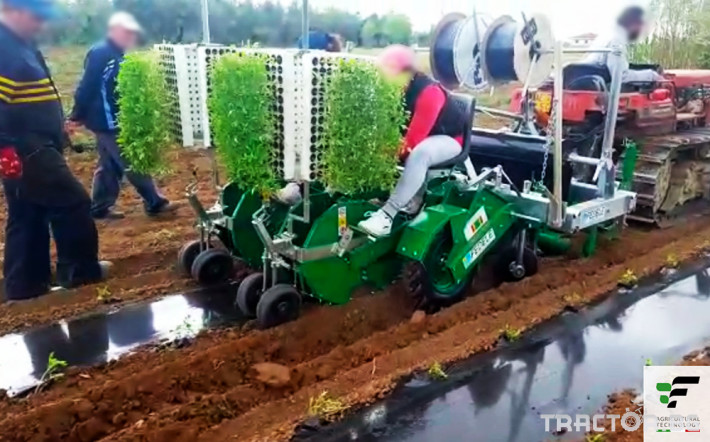 Машини за зеленчуци Комбинирана разсадопосадъчна машина THOMS+MAX-M 1 - Трактор БГ