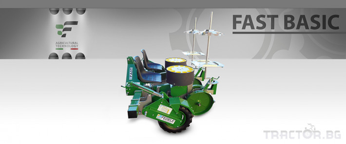 Машини за зеленчуци Разсадопосадачна полуавтоматична машина FAST BASIC 1 - Трактор БГ