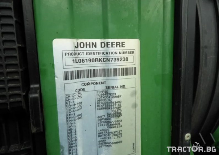 Трактори John Deere 6190R - ОТЛИЧЕН!! 17 - Трактор БГ
