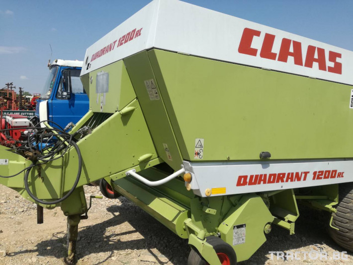 Сламопреси Claas Quadrant 1200 RC 0 - Трактор БГ