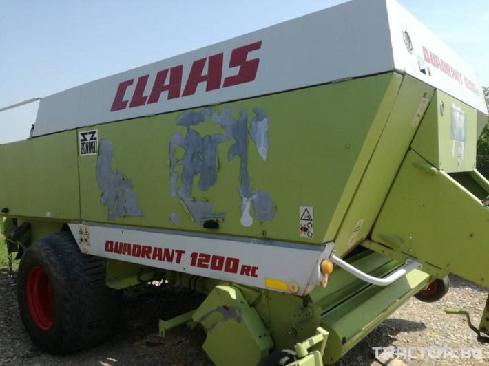 Сламопреси Claas Quadrant 1200 RC 6 - Трактор БГ