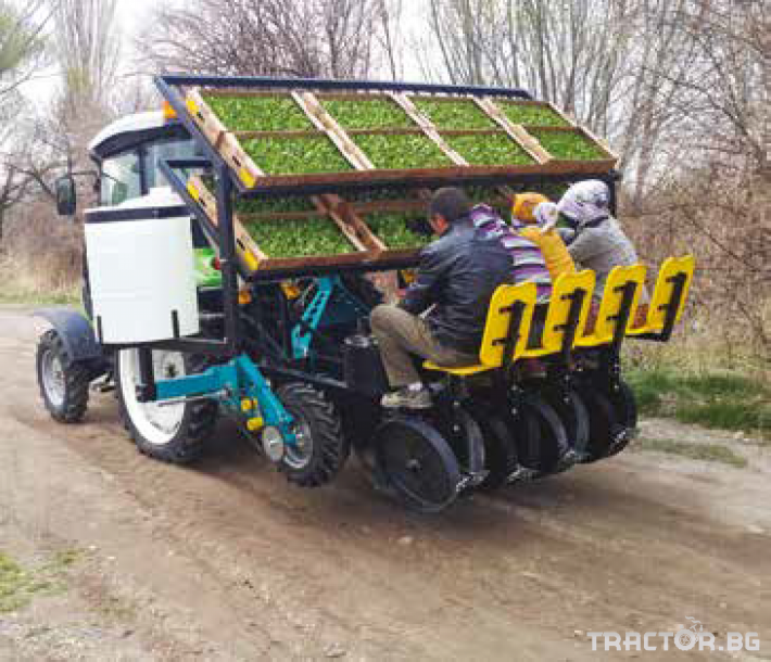 Машини за зеленчуци Разсадо-посадъчни сеялки Mono Makine 6 - Трактор БГ