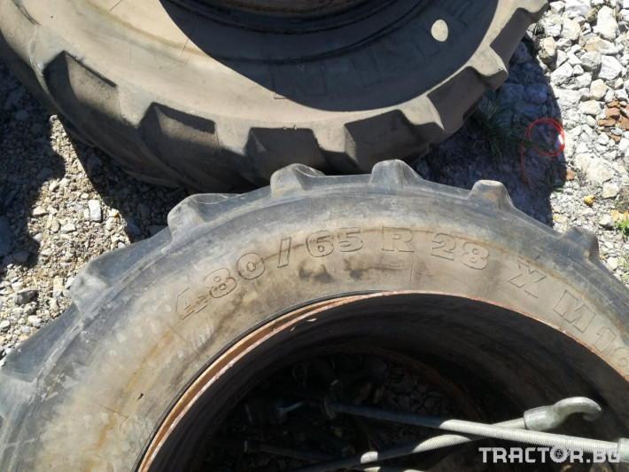 Гуми за трактори Michelin гуми с джанти за сдвояване подходящи за трактор John Deere 2 - Трактор БГ