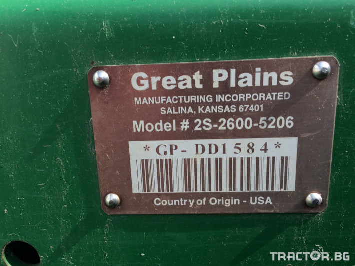 Сеялки Great Plains 2S 2600-5206 4 - Трактор БГ