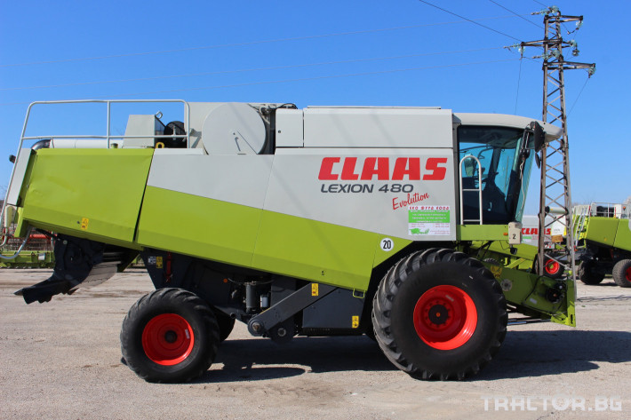 Комбайни Claas lexion 480-EVOLUSAN 1 - Трактор БГ