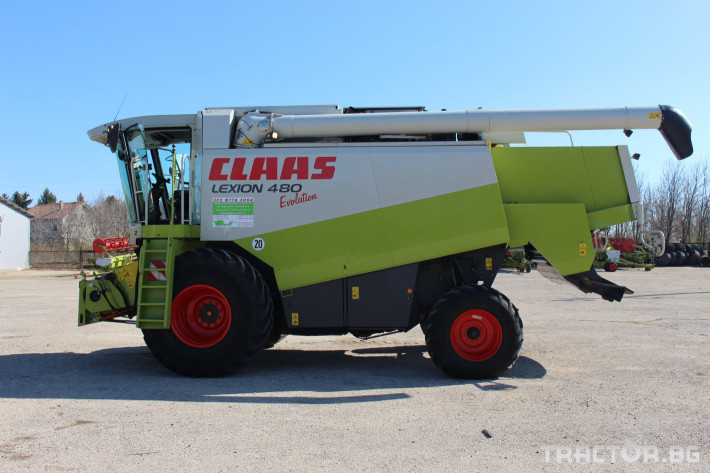 Комбайни Claas lexion 480-EVOLUSAN 3 - Трактор БГ