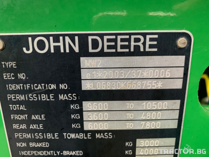 Трактори John-Deere 6830 PREMIUM 21 - Трактор БГ