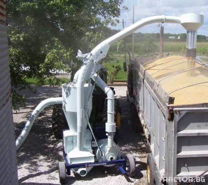 Обработка на зърно Пневматичен зърнотоварач (пневматичен транспортьор за зърно) 6 - Трактор БГ