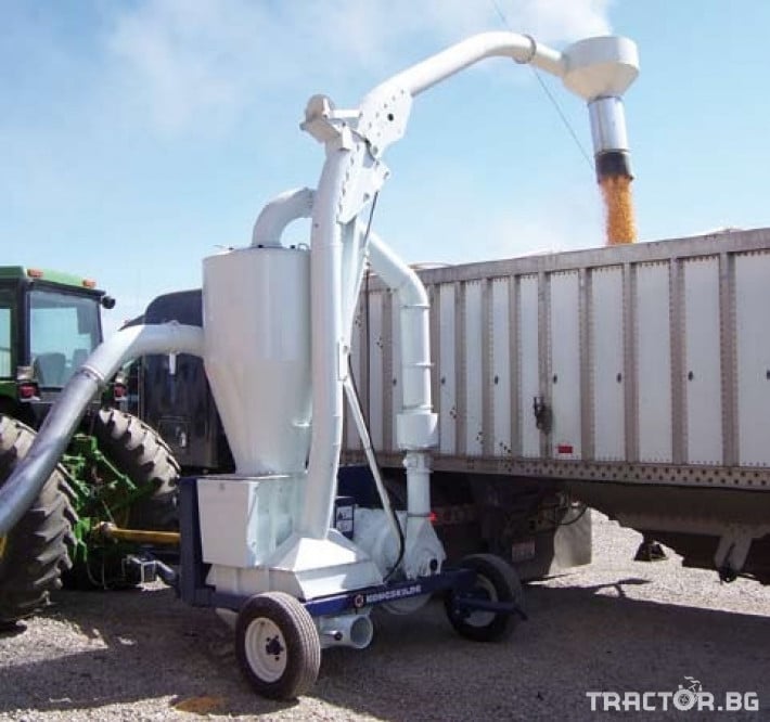 Пневматичен зърнотоварач (пневматичен транспортьор за зърно) - Трактор БГ