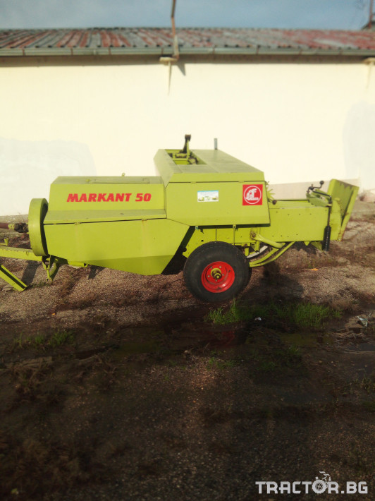 Сламопреси Claas MARCANT 50 1 - Трактор БГ