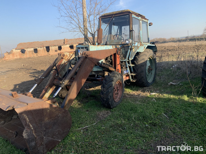 Трактори Беларус МТЗ 82 с кофа 0 - Трактор БГ
