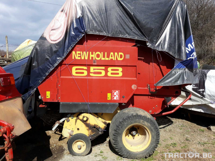 Сламопреси New-Holland 658 3 - Трактор БГ