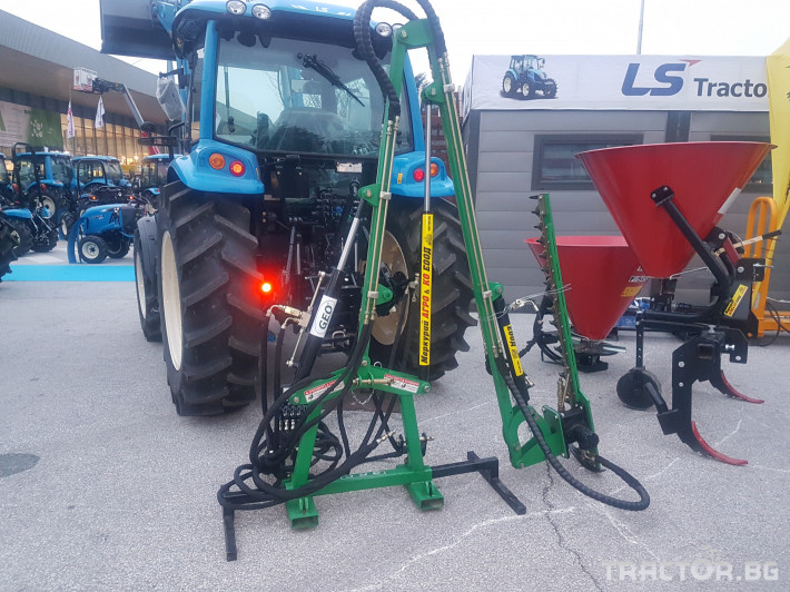 Машини за лозя / овошки Geo-Italy Машина за контурна резитба с изместващо рамо 120/150/180см 1 - Трактор БГ